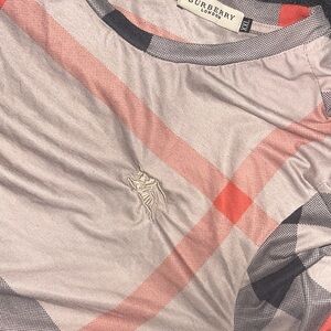 Burberry Checkered Top in Red and Black